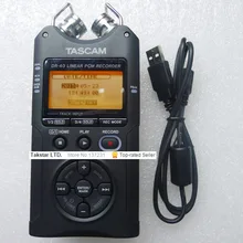 Горячая новинка Tascam dr-40 ручной цифровой диктофон профессиональная записывающая ручка бренд