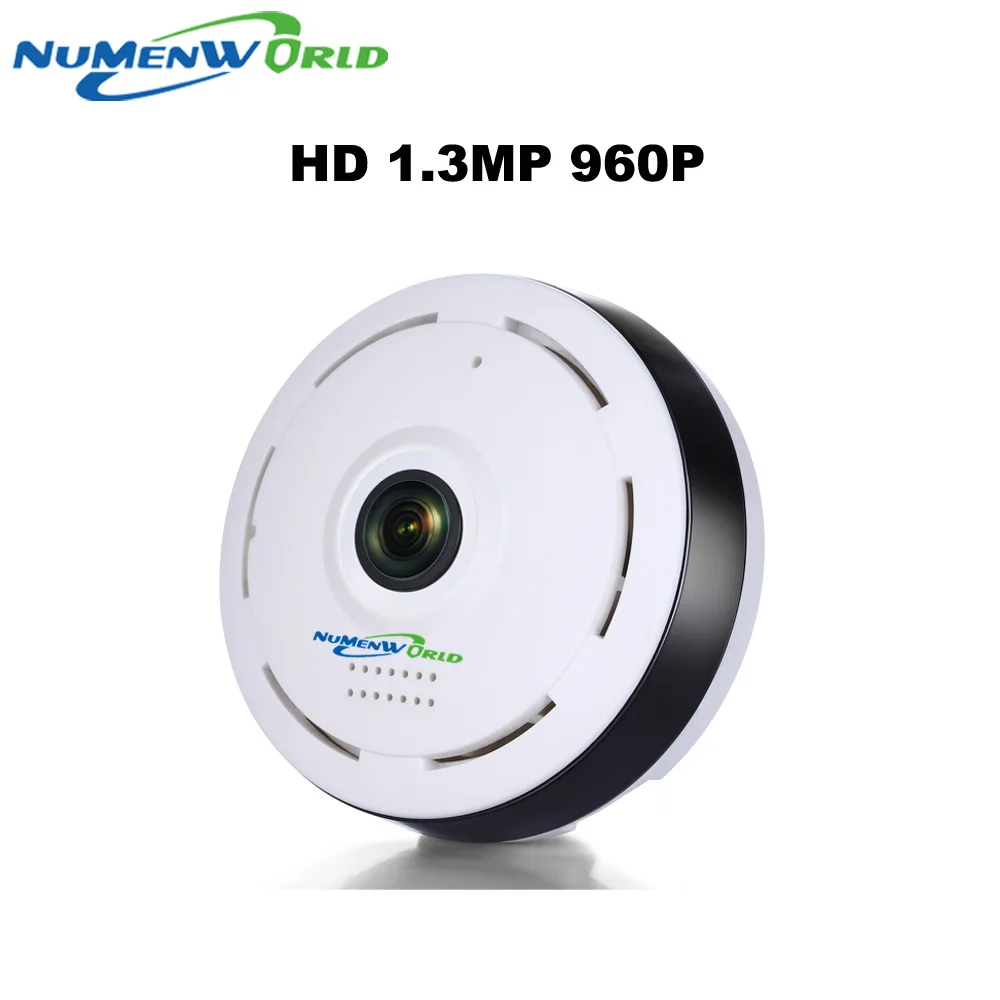  360 Gradi astuta panoramin IPC Wireless IP Fisheye Fotocamera Supporto Audio Bidirezionale P2P 960 