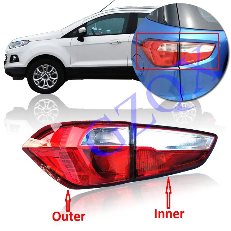 CAPQX Rear Brake Tail Light For Ford Ecosport 2013 2014 2015 2016 taillight tail lamp light