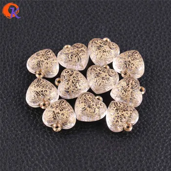 

Cordial Design 20x22mm 175pcs/lot Clear Acrylic Beads/Antique Beads/Heart Shape Beads/Hand Made/Japanese Earrings Jewelry Making