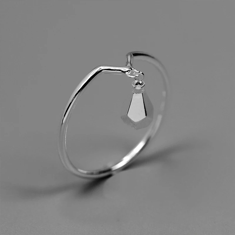 Lotus Fun Real 925 Sterling Silver Handmade Fine Jewelry Minimalist Style Creative Design Light Bulb Rings For Women