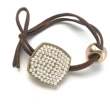 1 шт. заколки для девочек, новое кольцо для волос с кристаллами, головной убор со смайликом, жемчугом и кристаллами в стиле ретро, камень G0404