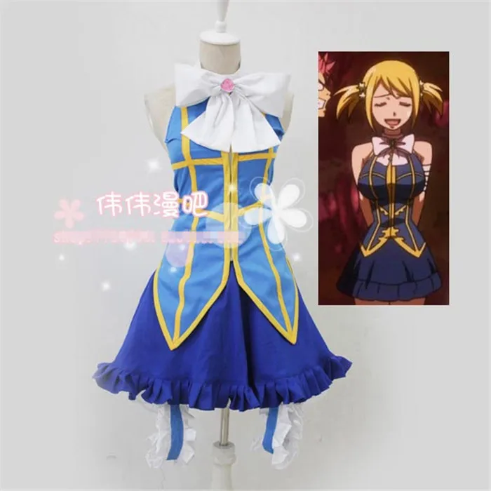 Online Buy Wholesale Lucy Heartfilia Cosplay From China Lucy Anime FAIRY TAIL Lucy Heartfilia cosplay costume blue fire suit Halloween uniform party dress Free Shipping - Online Buy Wholesale Lucy Heartfilia Cosplay From China Lucy