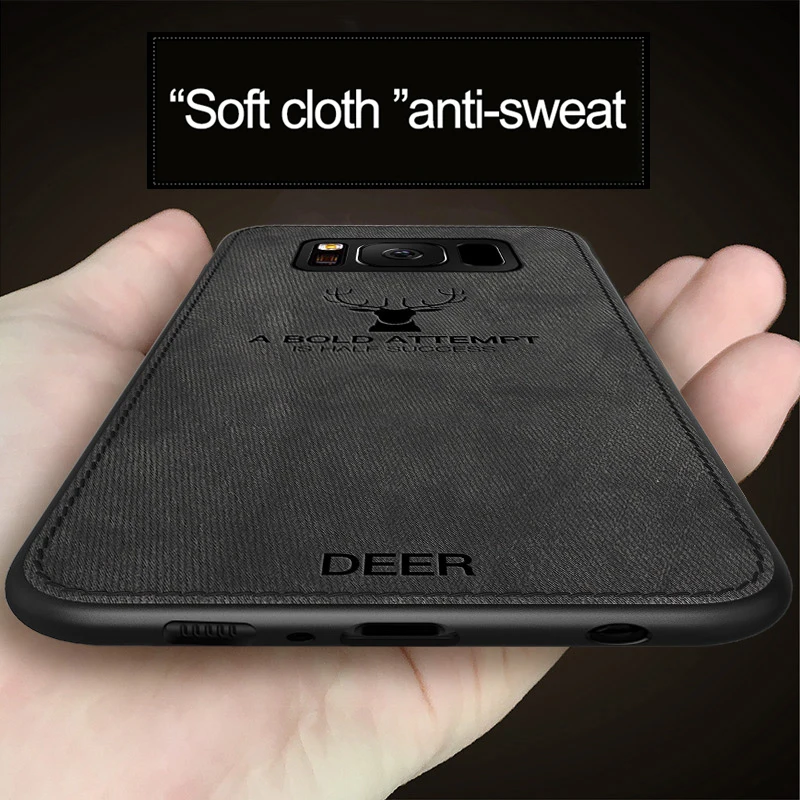 

Cloth Note8 note9 Case for Samsung Galaxy Note 9 Note 8 Luxury Deer Cover Coque for Samsung Galaxy S8 Plus Case S9 plus S9plus