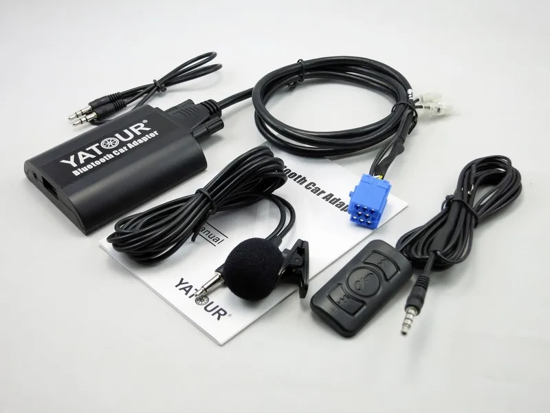 

Yatour BTA Bluetooth car kit Hands free phone call A2DP music adapter fit older Peugeot Citroen RD3 car radio for smartphone