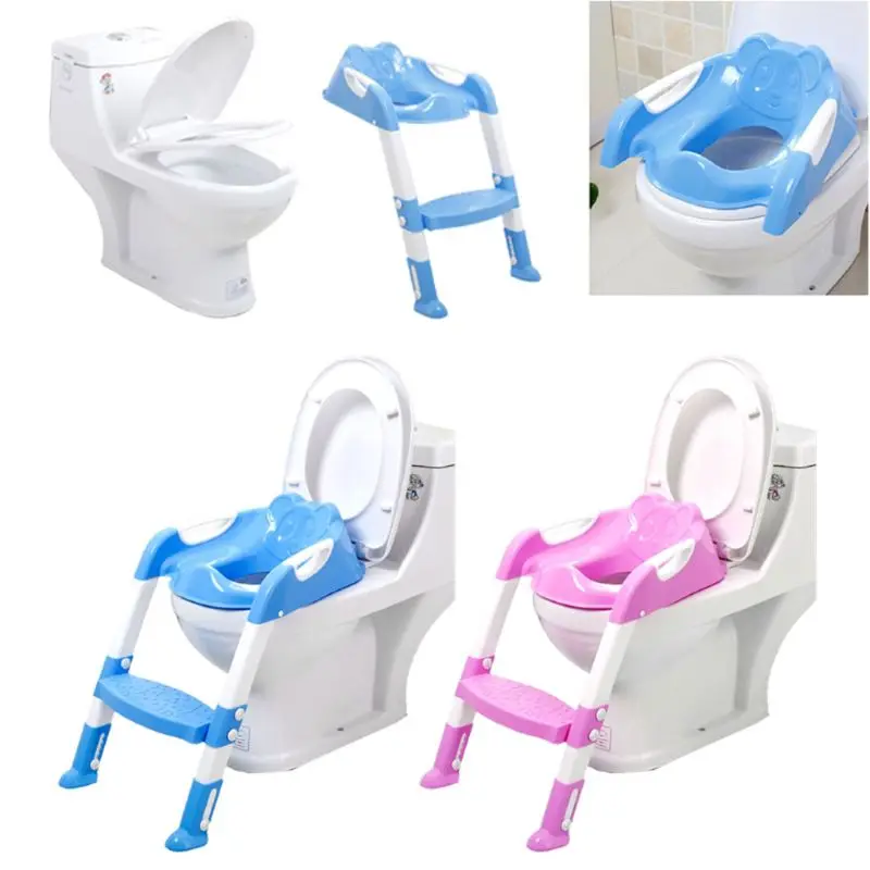 

Baby Child Potty Toilet Trainer Seat Step Stool Ladder Adjustable Training Chair Baby Toilet Potty Training Menino for Kids Port