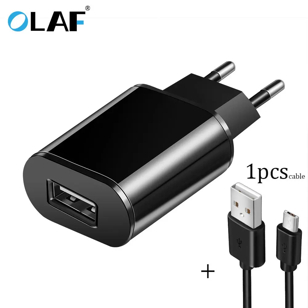 Olaf EU Plug USB Charger 2A Safe Fast Charging USB Adapter Europe