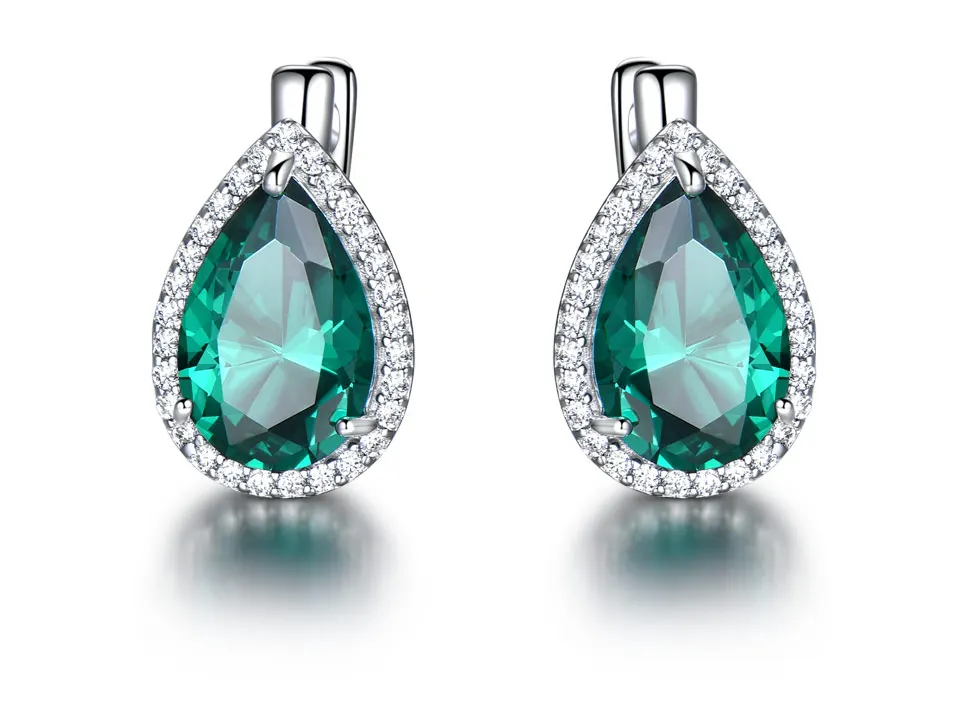 UMCHO-Emerald-925-sterling-silver-clip-earrings-for-women-EUJ087E-1-PC_02