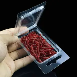 0,2 г 3,6 см 50 шт./комплект искусственные наживки рыболовные блесны ложный червь в форме Реалистичного многоразового использования мягкий