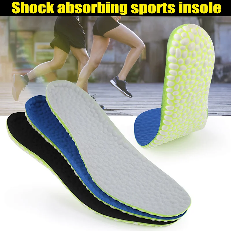 

1Pair E-TPU Popcorn Insoles High Elasticity Shock Absorption Shoes Pads Sports insole full pad Sports Shoes Accessories