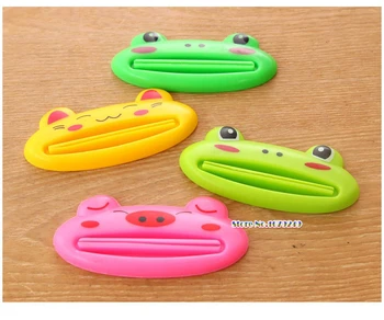 

100pcs Animal multifunction toothpaste squeezer,toothpaste squeezer Home Commodity Bathroom Tube Cartoon Toothpaste Dispenser