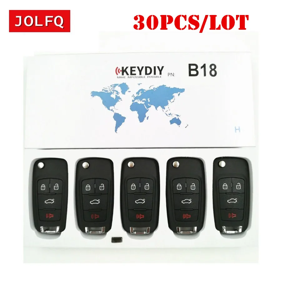 DHL B18 KD900 URG200 KEYDIY универсальный пульт дистанционного управления Управление 3 кнопки ключ 3+ 1 кнопки дистанционного ключа для KD900 KD900+ KD200 URG200 мини