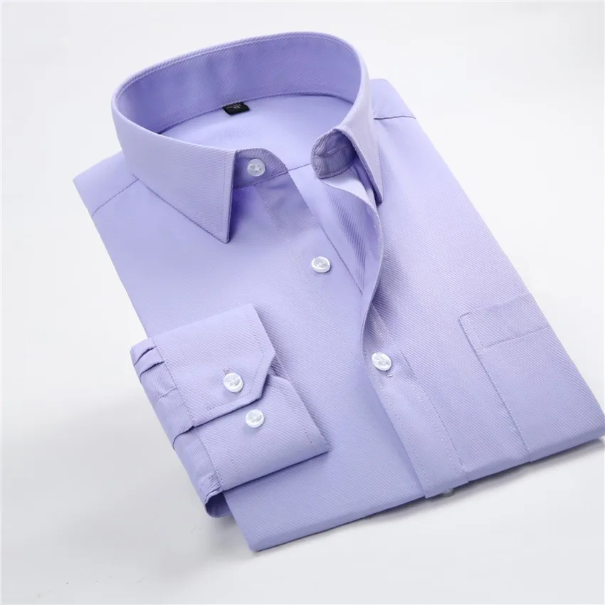 Весна Прибыл Повседневная рубашка Для мужчин высокое качество Для мужчин летняя рубашка с длинными рукавами бренд-Костюмы Slim Fit Мужская