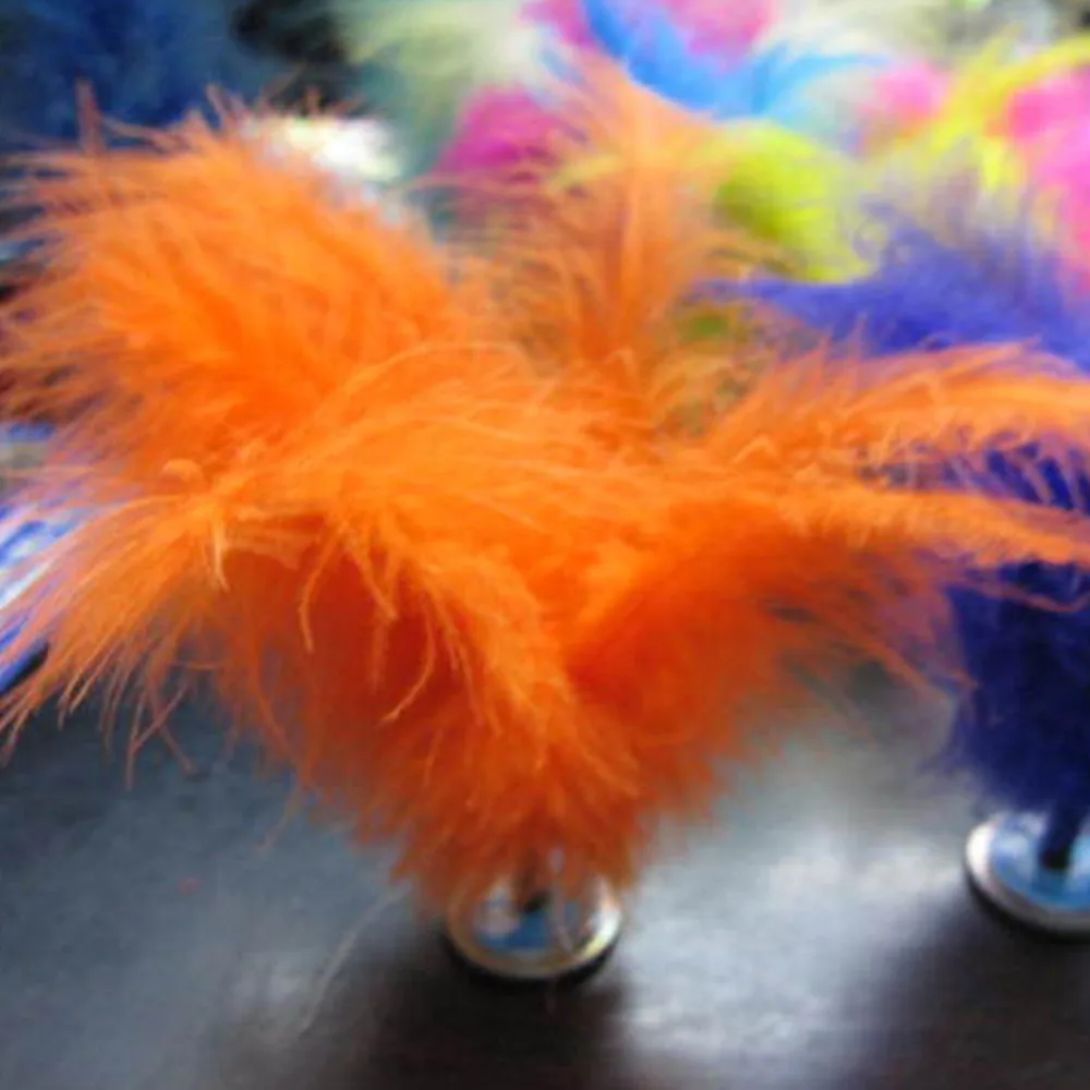 Многоцветный куриное перо Волан Открытый фитнес ноги Волан мяч