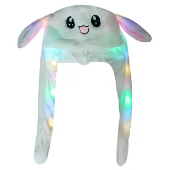 

Cute Jumping Rabbit Cap Moving Ears Bunny Hat Ins Party Moving Hat Shining Led Princess Crown Christmas Children Birthday Party