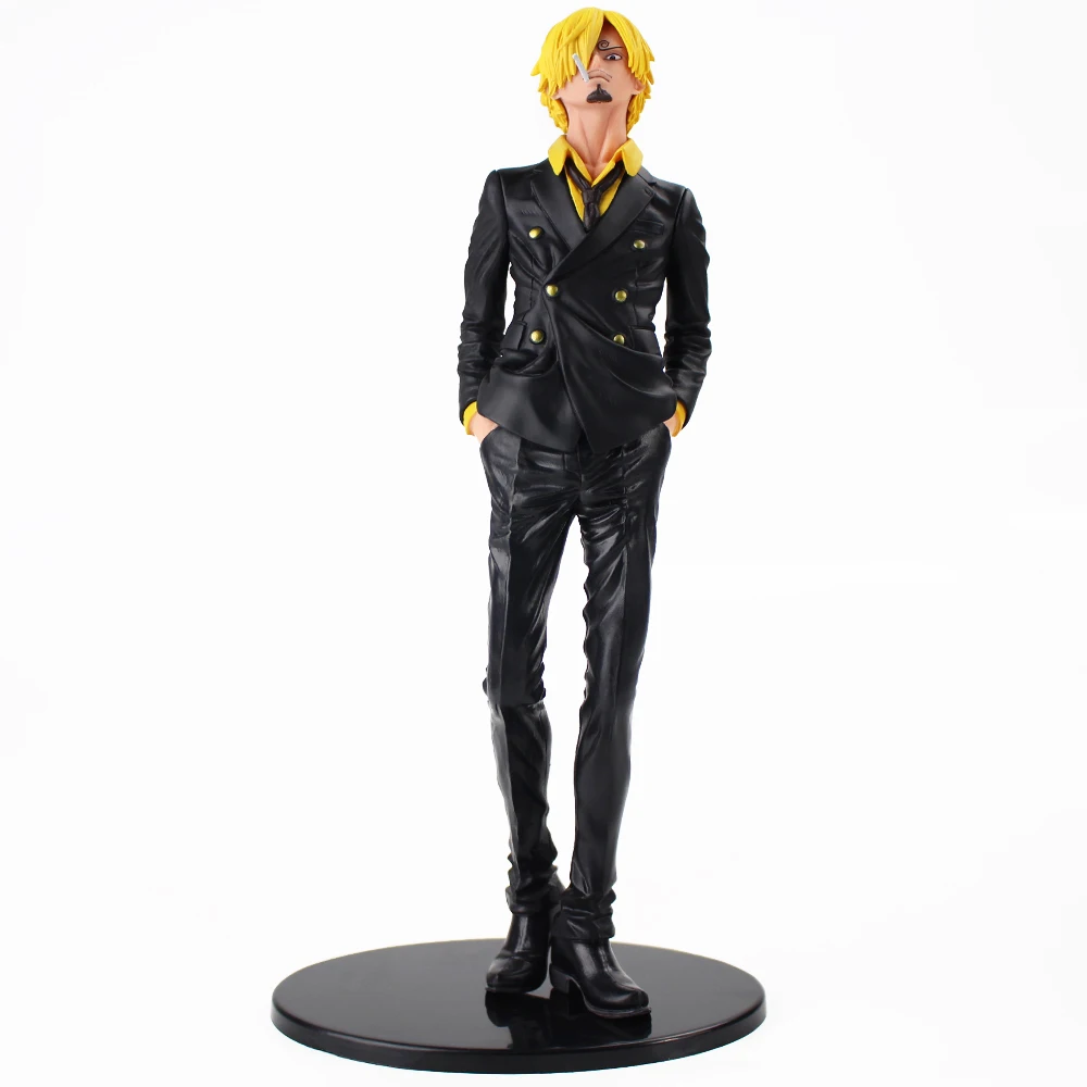 

25cm One Piece Vinsmoke Sanji with base PVC Action Figure Model Toy cool figure for friends gift collection