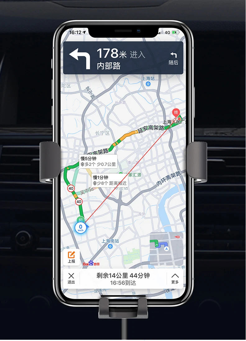 Xiaomi mijia Qi Беспроводной автомобильный Char-ger для iPhone Xs Max XR X samsung интеллектуальный датчик быстрый беспроводной Char-ger держатель в автомобиле 3