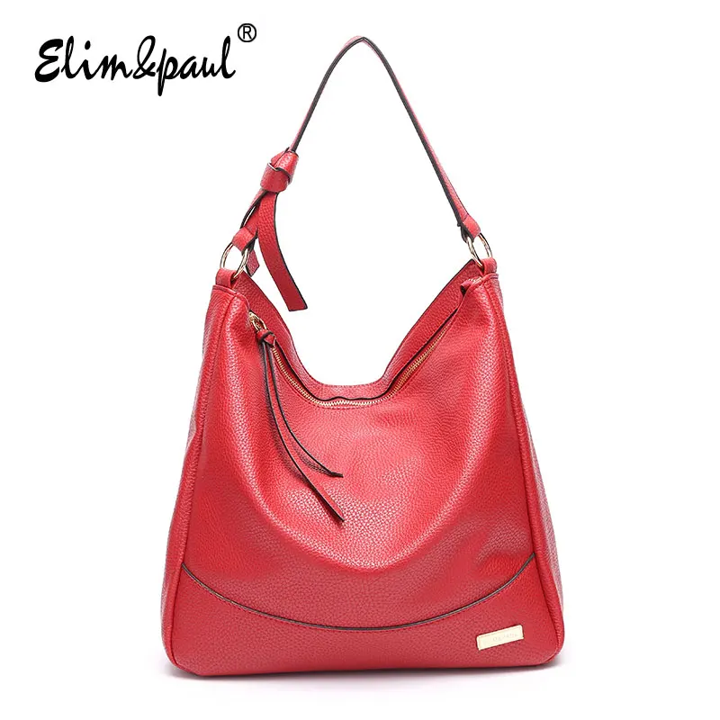

ELIM&PAUL Women Leather Handbags Women Messenger Bags Bolsa Feminina Shoulder Bag Crossbody Bags For Women Tote Bag Vintage 8085