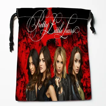 

New Arrival Pretty Little Liars&5 Drawstring Bags Custom Storage Printed Receive Bag Type Bags Storage Bags Size 18X22cm