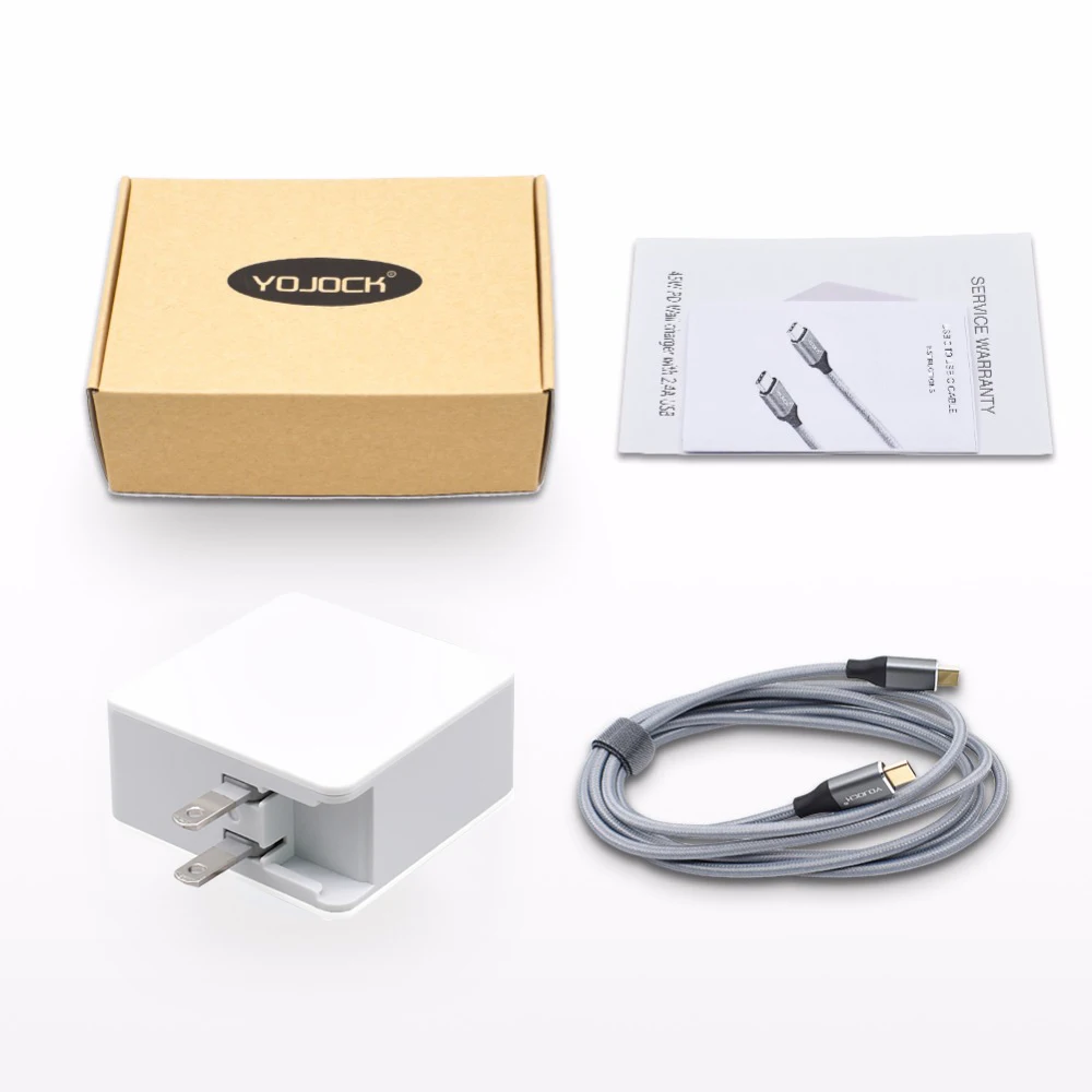 Машинка для стрижки 48 Вт с разъемом USB Type C настенное зарядное устройство