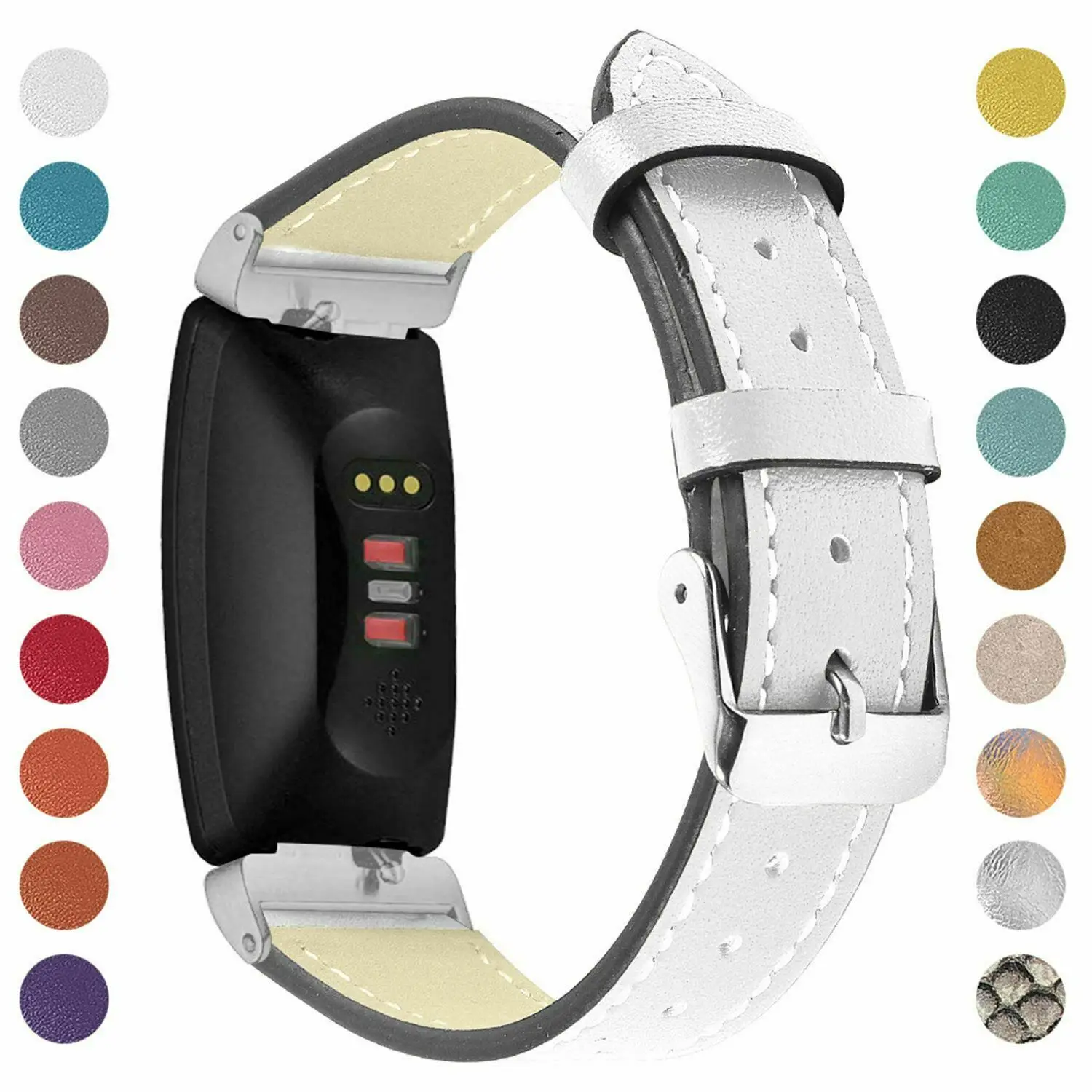 Для Fitbit Inspire/Inspire HR кожаный ремешок аксессуары из натуральной кожи для Inspire