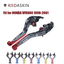 KODASKIN Тормозная ручка рычага сцепления для HONDA VFR800 1998-2001 Регулируемая Складная Выдвижная рычаги для мотоциклов