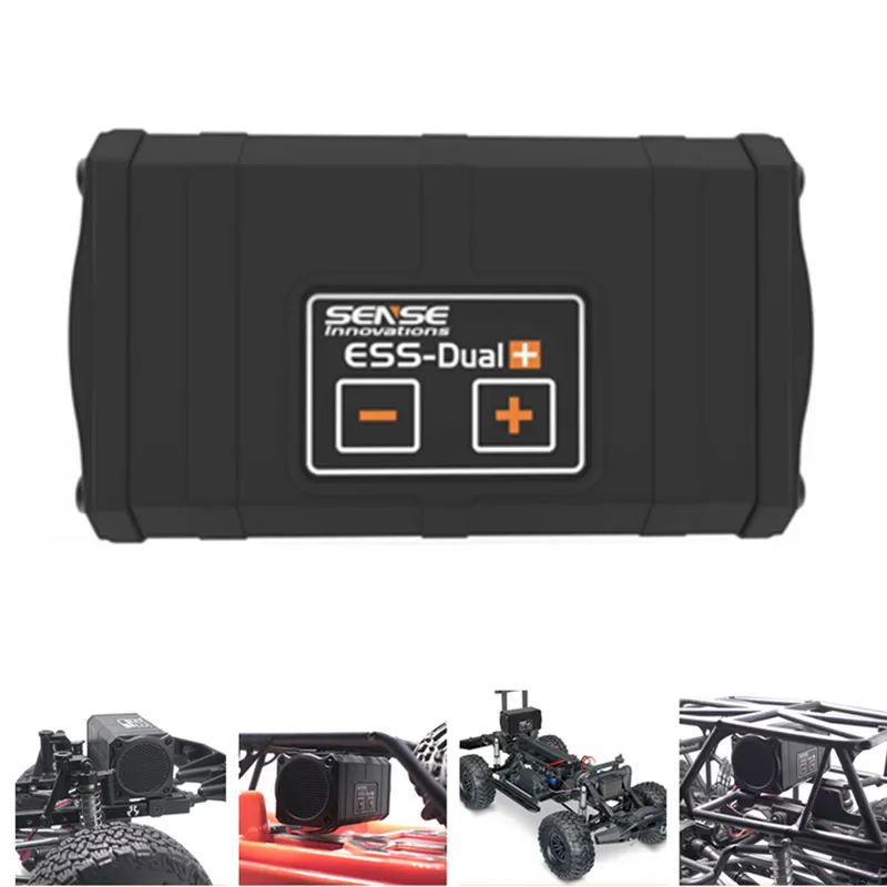Sense yenilikler ESS-çift 2 hoparlörler motor ses simülatörü eksenel SCX 10 II WRAITH Traxxas TRX4