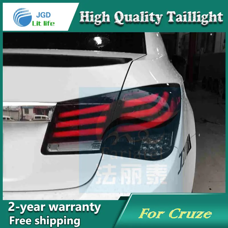 

Car Styling Tail Lamp for Chevrolet Cruze Tail Lights LED Tail Light Rear Lamp LED DRL+Brake+Park+Signal Stop Lamp