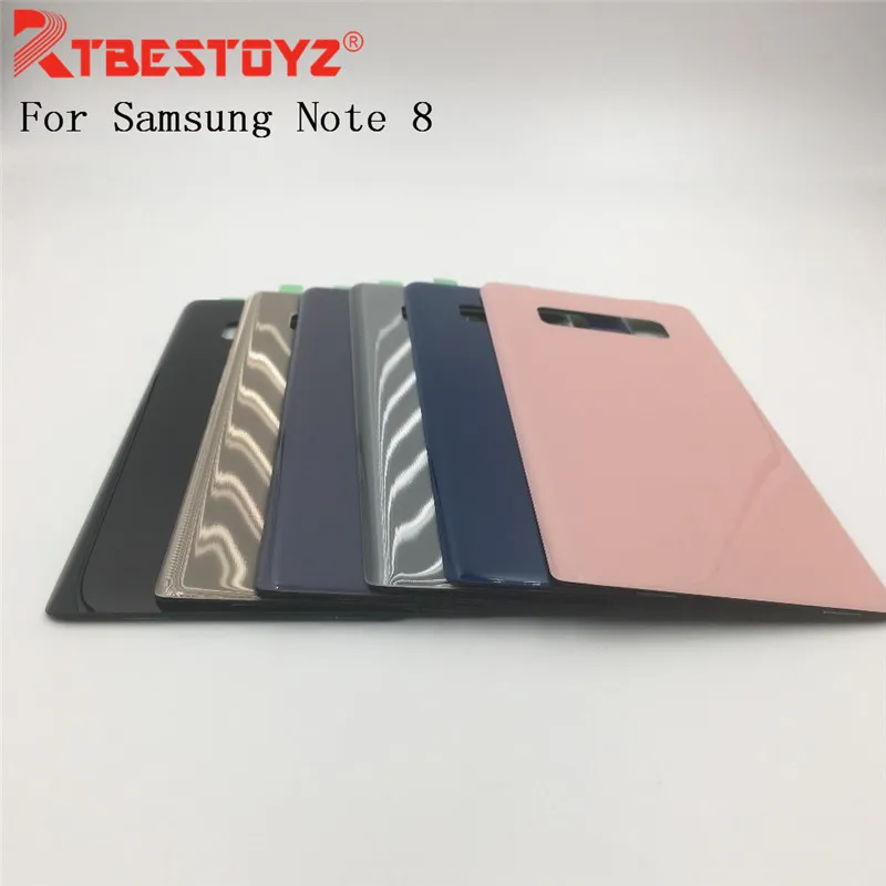 

RTBESTOYZ For Samsung Note 8 Back Battery Cover Door Rear Glass Housing Case For Samsung Galaxy Note8 Battery Cover