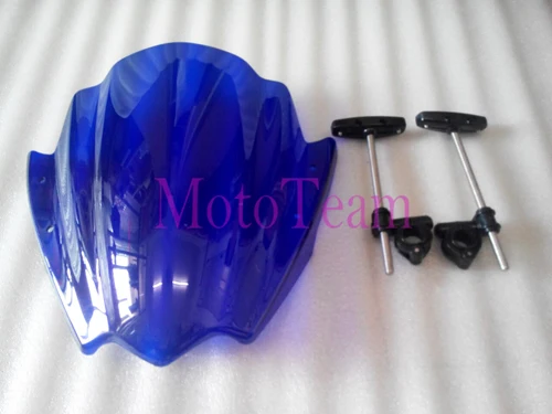 

Now Universal Motorcycle Windshield Windscreen With 7/8" Or 1" Handlebar For KTM 125 200 390 690 1290 Super Duke R 2010-2015