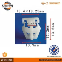10pcs for Honda Door exterior trim strip clamp Nylon