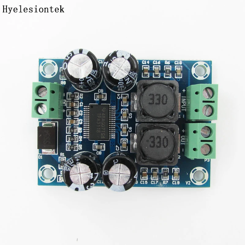 Мини TPA3118 цифровой аудио усилитель доска Моно 60 Вт DC10-24V усилители модуль