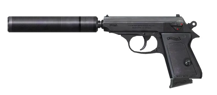 3D бумажная модель пистолеты 007 Ppk пистолеты ручной работы DIY игрушка