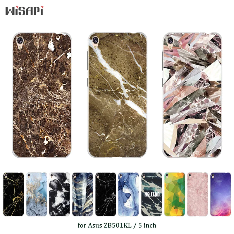 

For Asus Zenfone Live ZB501KL 3 Go 5.0" Case Marble Printed Soft TPU For Zenfone Live Silicon Cover Phone Bag For ZB501KL