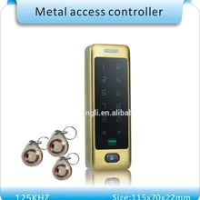 C40 125 кГц RFID+ пароль металлический корпус сенсорная клавиатура led свет контроллер доступа+ 10 шт. Кристалл брелков