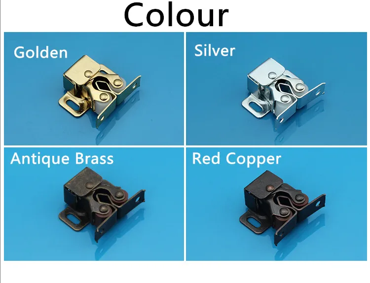 2 шт. 32x17 мм домой благополучно безопасности двери шкафа ловит ящик защелка Золотой Серебряный античная бронза дверь пробка с винтом