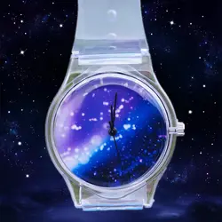 2019 Новый 3D циферблат прекрасный прозрачный силиконовые детские часы детей обувь для девочек мальчиков студентов кварцевые наручные часы