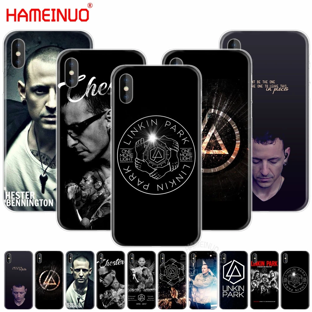 

HAMEINUO Linkin Park Chester Bennington cell phone Cover case for iphone X 8 7 6 4 4s 5 5s SE 5c 6s plus
