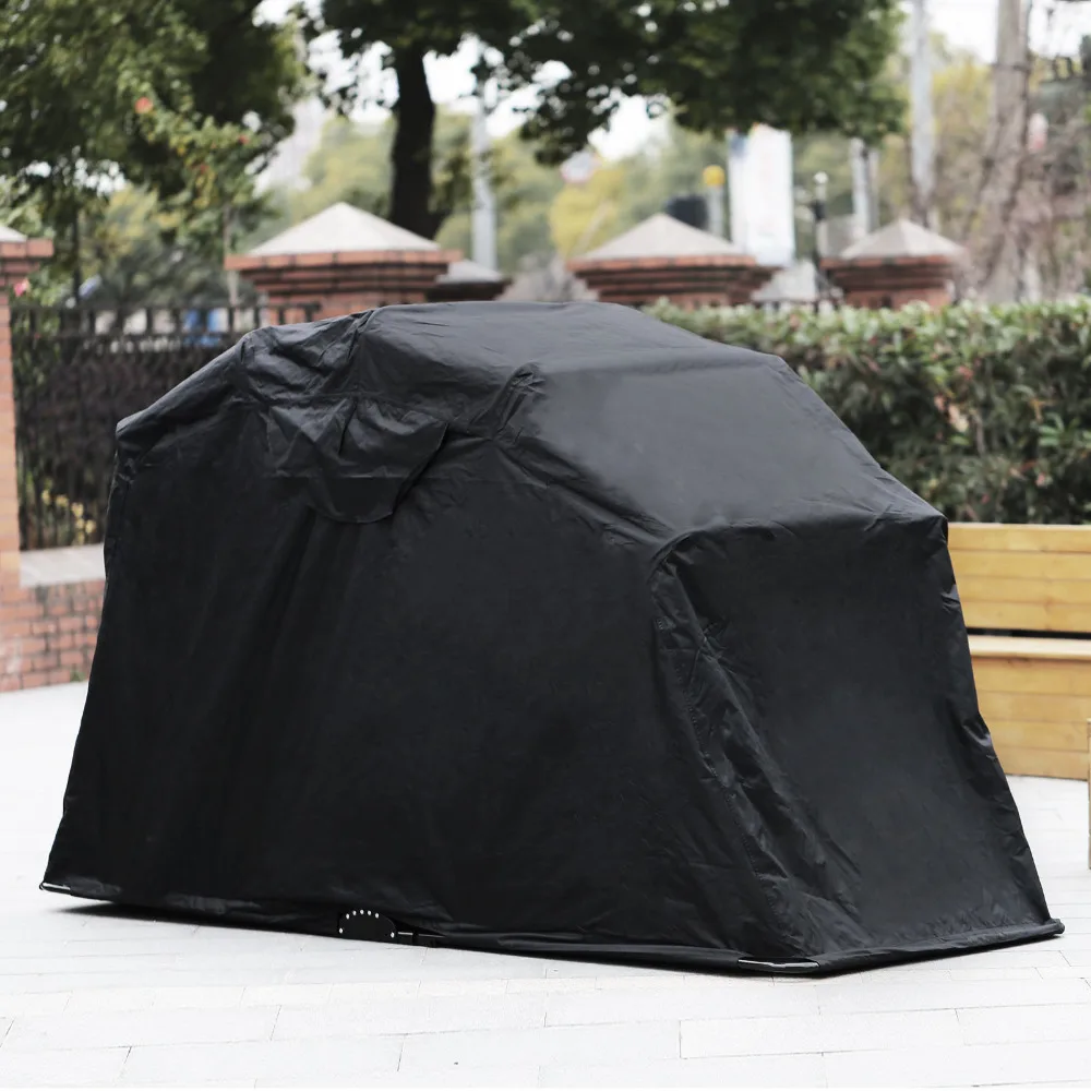 US $161.00 Motorcycle Shed Cover Storage Garage Tent Motorbikes Sturdy Metal Frame