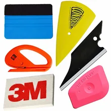 EHDIS Vinyl Car Wrap Tool Kit Car Hand Tools 3M Felt Squeegee Film Snitty Cutter Multi Tools Kit Vinyl 3M Carbon Wool Squeegee
