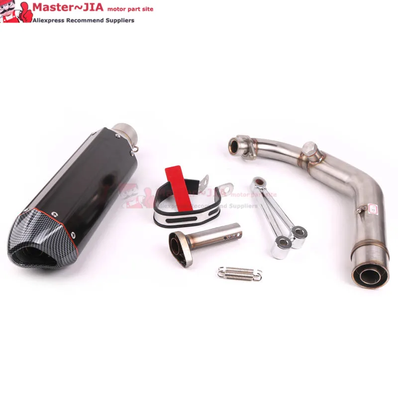 

YW125 ZUMA125 BWS150 BWS125 Motorcycle Exhaust middle pipe + Muffler for Yamaha BWS 125 150 ZUMA125 YW125