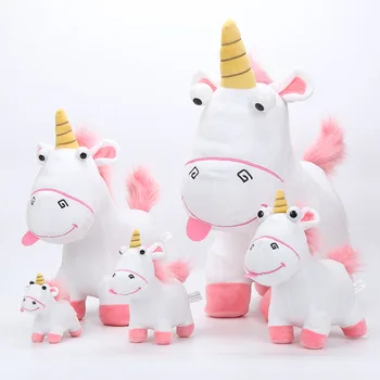 Más de 45cm 30cm 20cm 15cm 13cm unicornio esponjoso suave juguete de felpa Animal relleno unicornio de peluche muñecas Juguetes de Peluches Bebe