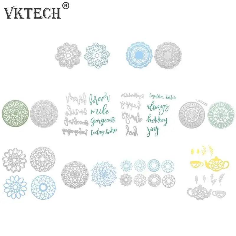 

Metal Die Cuts Christmas Cutting Dies for DIY Scrapbooking Embossing Paper Cards Decorative Crafts Diecut