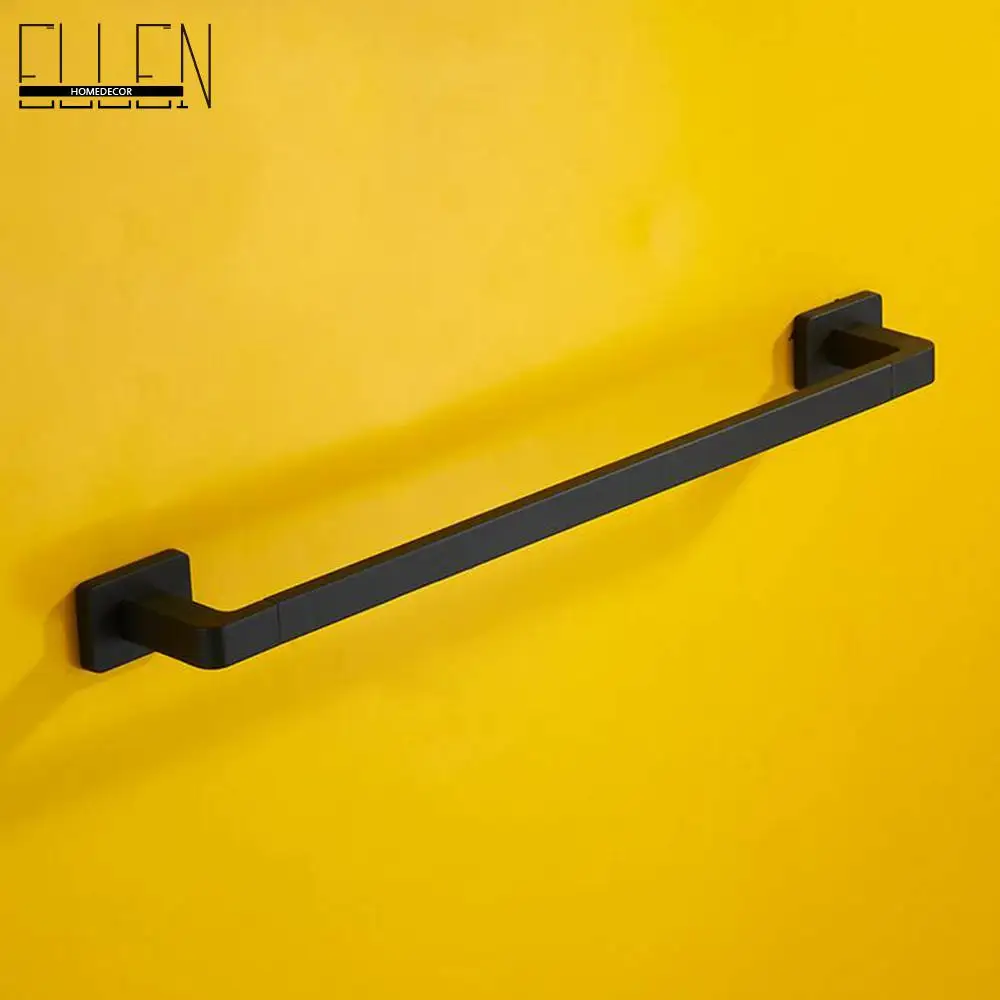 square black towel bar