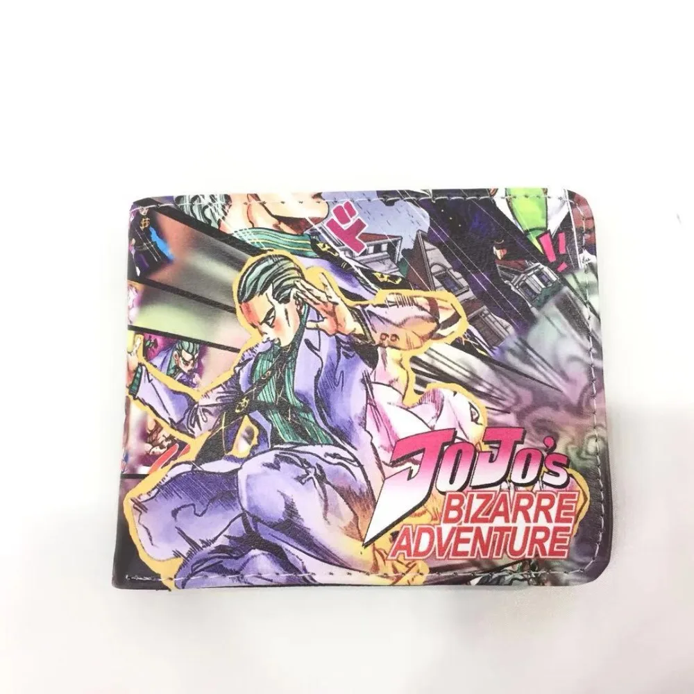 Новинка JOJO причудливый кошелек для приключений portfel мужские кожаные кошельки