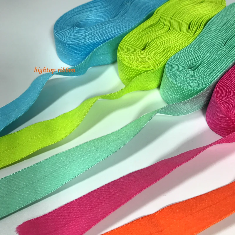 Elastic spandex bias tape, 2cm wide, thick, shiny, for children's clothing bags sewing