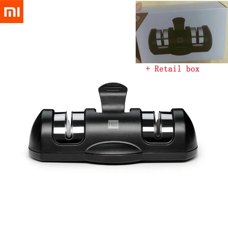 

With Box Xiaomi Mijia Huohou Whetstone Knife Sharpener 2 Stage Kitchen Sharpening Stone Grinder knives Tools for Kitchen Knifves
