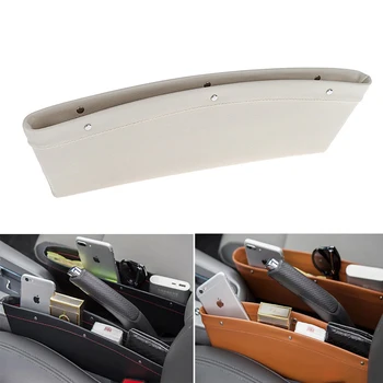 

Car Organizer Leather Crevice Storage Box Bag For Volkswagen POLO Golf 5 6 7 Passat B5 B6 B7 Bora MK5 MK6 Tiguan