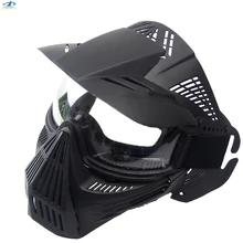 Biosafe маска для защиты всего лица CS игра тактическая маска для лица прозрачные очки для улицы Военная страйкбол череп маска для лица