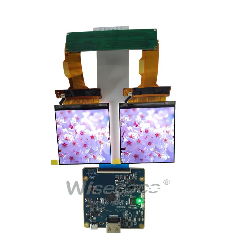 

2.9 inch 1440*1440 2K IPS dual lcd screen display LCM with HDMI driver board 70hz refresh rate